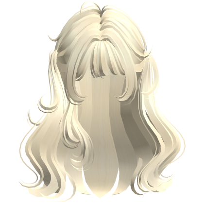♡ Cute Girl Long Pigtails Hair (Yellow) Roblox item