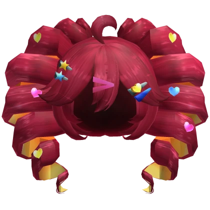 Gyaru Teto Drill Anime Twintails Pink Hair - Mid | Roblox