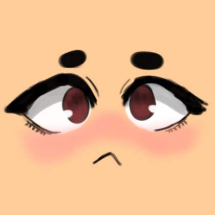 Cute face Roblox decal
