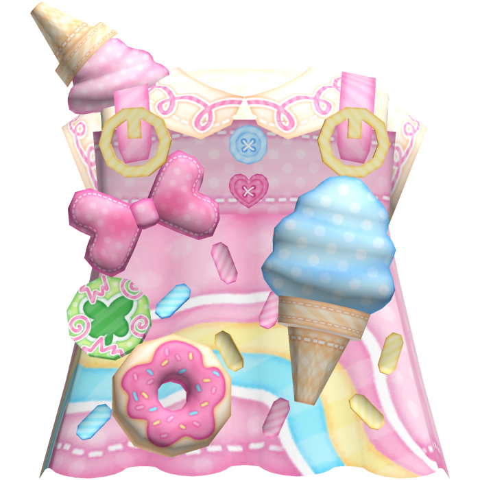 Cute Kawaii Yummy Decora Dessert Clown Dress