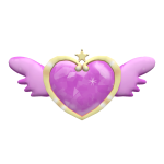 Pink Diamond Heart Backpack