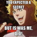 you thought it was a group but it was me dio
