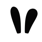 🐰 Bunny Ears - Black