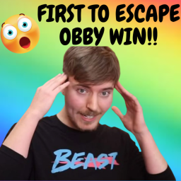 [MR BEAST] FIRST TO LEAVE OBBY WINS!