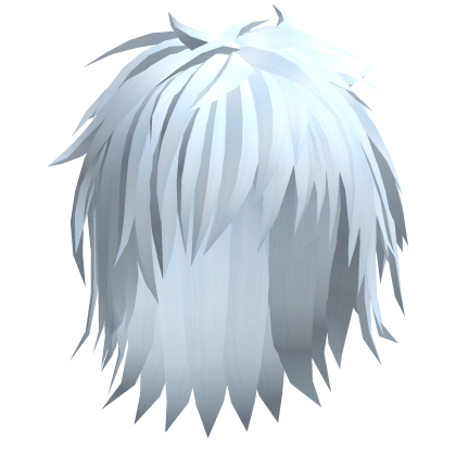 Light Blue Messy Anime Moe Hair 35.