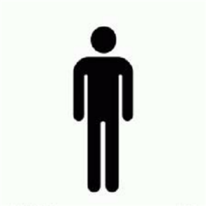 male toilet sign Roblox decal