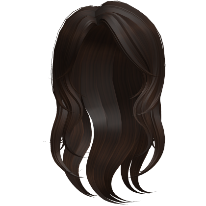 Wispy Blowout Sidepart Hair in Chestnut Brown Roblox item