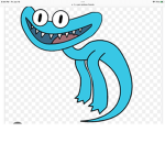 Cyan rainbow friend nation