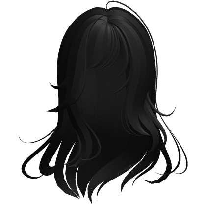 messy moe windy ethereal long hair black