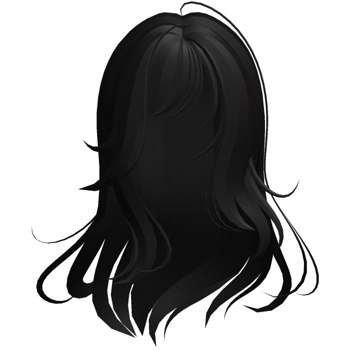 messy moe windy ethereal long hair black