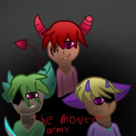 The monster army by cartoonart1