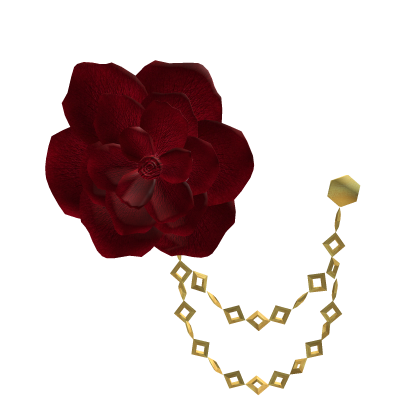 Circus Red Rose Lapel Roblox item