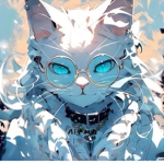 Kitty group and cats