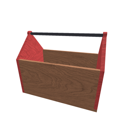 Wooden toolbox