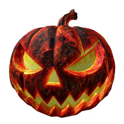 GLOWING Head Pumpkin Halloween Roblox item