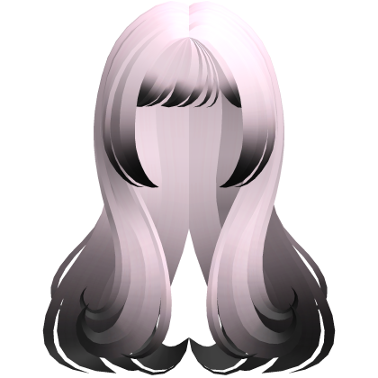 🐾 princess heart shape doll swirl hair pink black