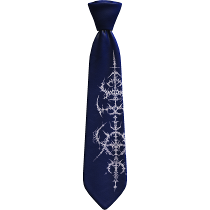 Blue Cybersigilism Tie 1.0