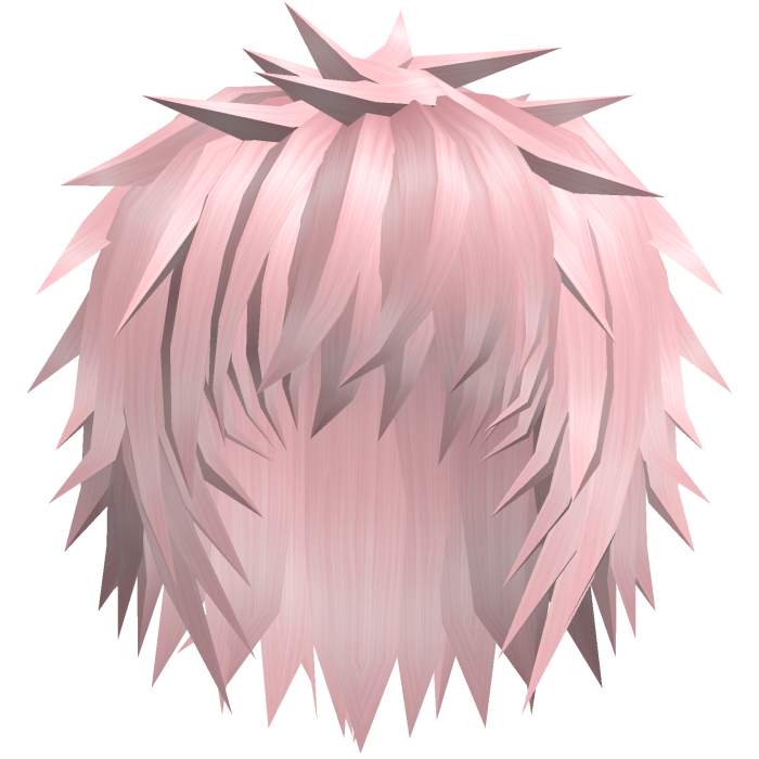 Pastel Pink Spiky Emo Vkei Anime Boy Hair