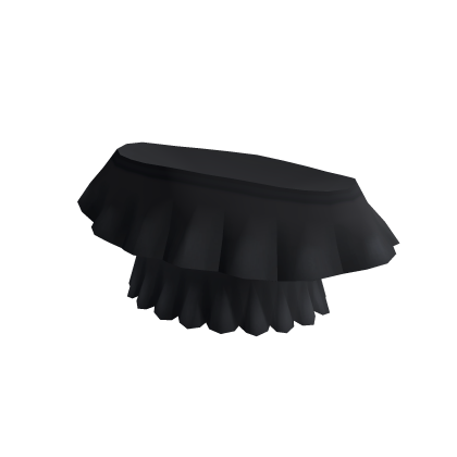 Off The Shoulder Ruffle Crop - Black