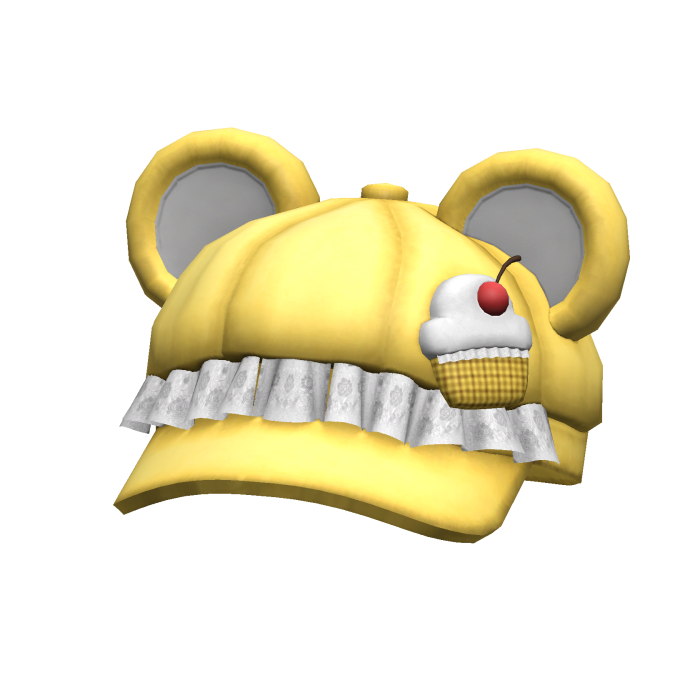 [NEW 🚨] Yellow Cupcake Ruffled Cute Bear Cap