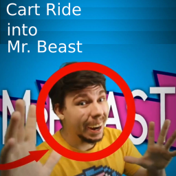 Cart Ride into Mr. Beast!!