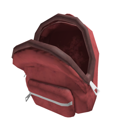 Red Open Backpack Roblox item