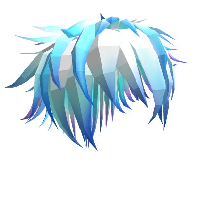 Layered Spikes Hair - Pastel Gradient