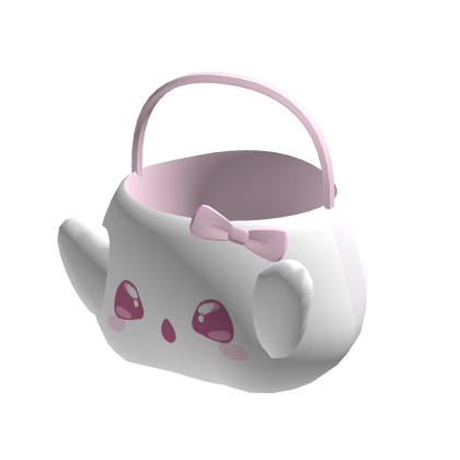 Holdable Cute Pink Ghost Bag