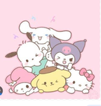 Hangout group sanrio themed