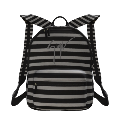 giuseppe zanotti striped backpack