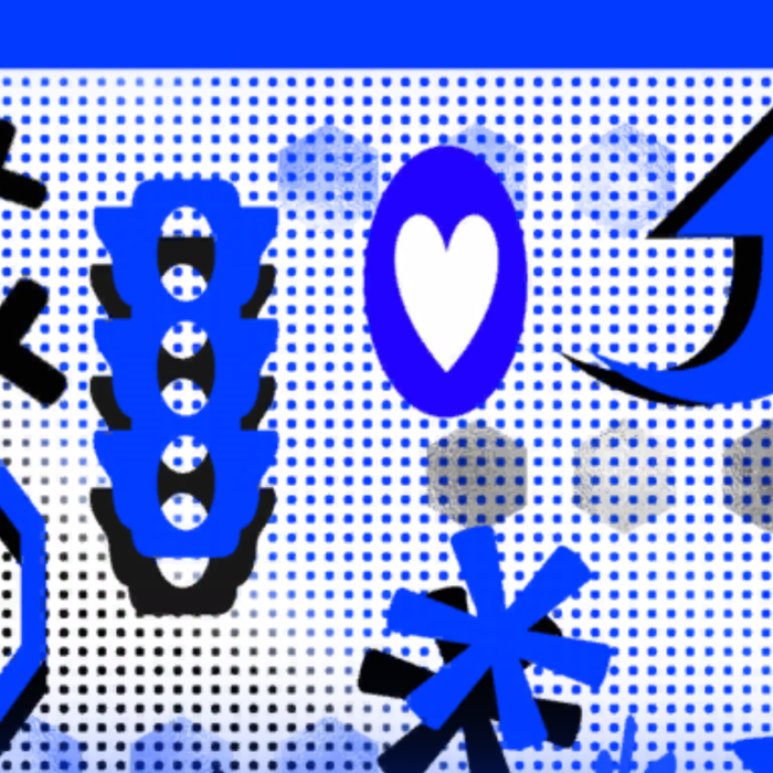 Blue White Illusionary Background