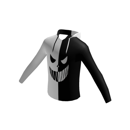 Halloween Black White Smile Evil Sweatshirt