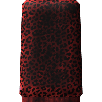 Red Leopard Y2K Zip Sleeve ( Right ) Roblox item