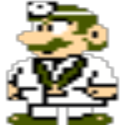 Dr Mario sprite Roblox decal
