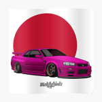 The pink cars