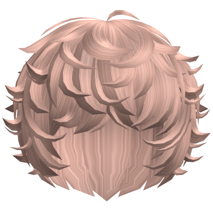 cute kawaii milky brown messy swirly curly fluffy