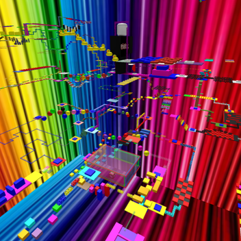 Worlds Longest Rainbow Obby. 390+ stages
