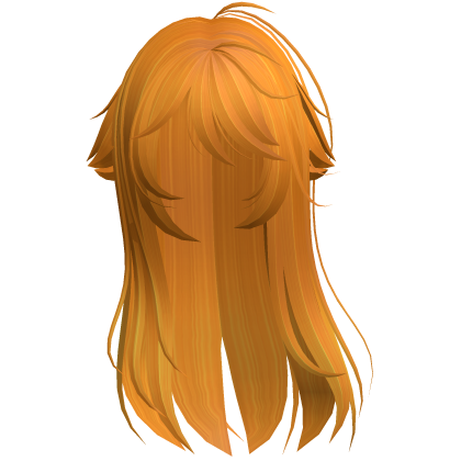 Orange Shy Moe Cat Girl Windy Whispy Hair