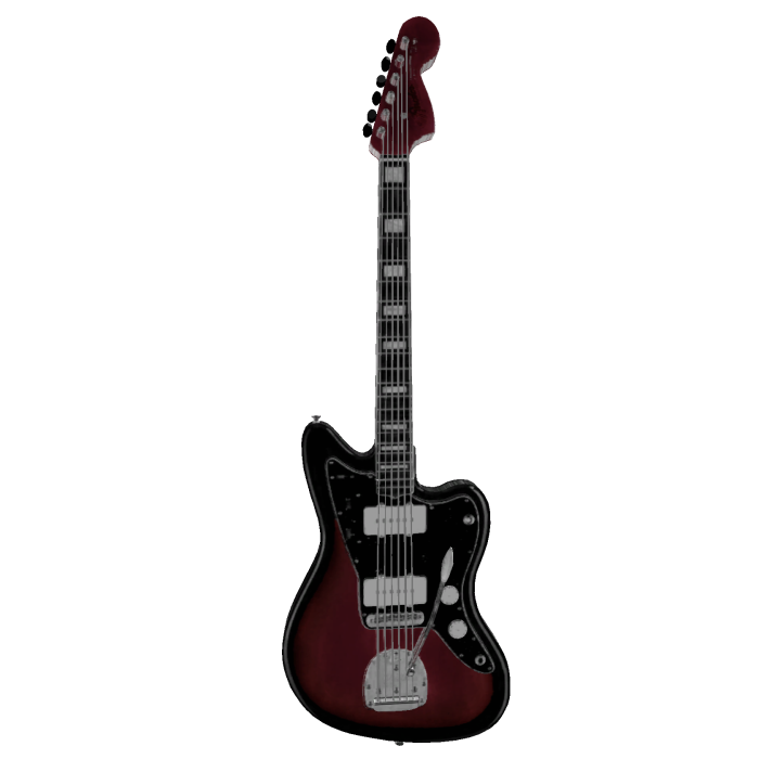 [STANDING] Red Punk Electric Guitar