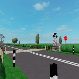 Moldova railroad crossing