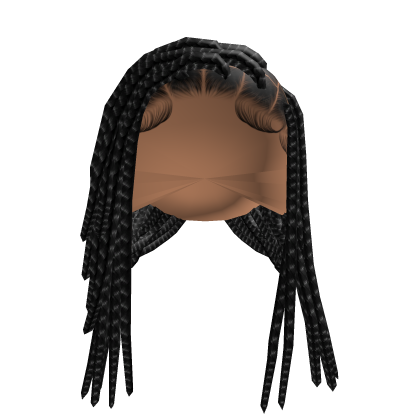 Beaded Braids 1/2 [Black] Roblox item