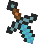 Diamond 8-bit Sword