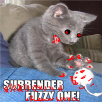 Scary kitty Roblox decal