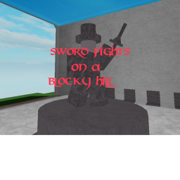 Sword Fights on a Blocky Hill