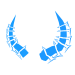 Blue Frozen Horns 