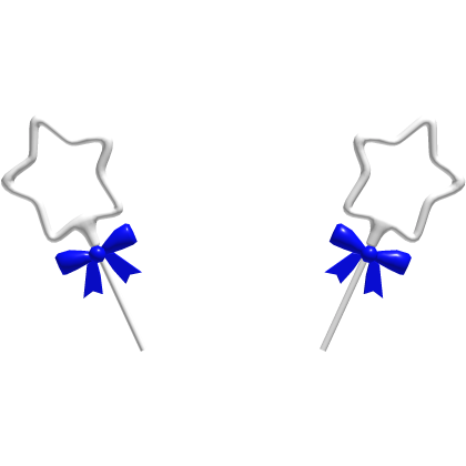 White/Blue Diwali Sparkler Headband Bows (Addon)