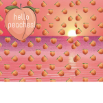 Ooh la la peachy sunset