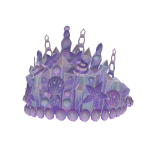 Purple Mermay Crystal Tiara