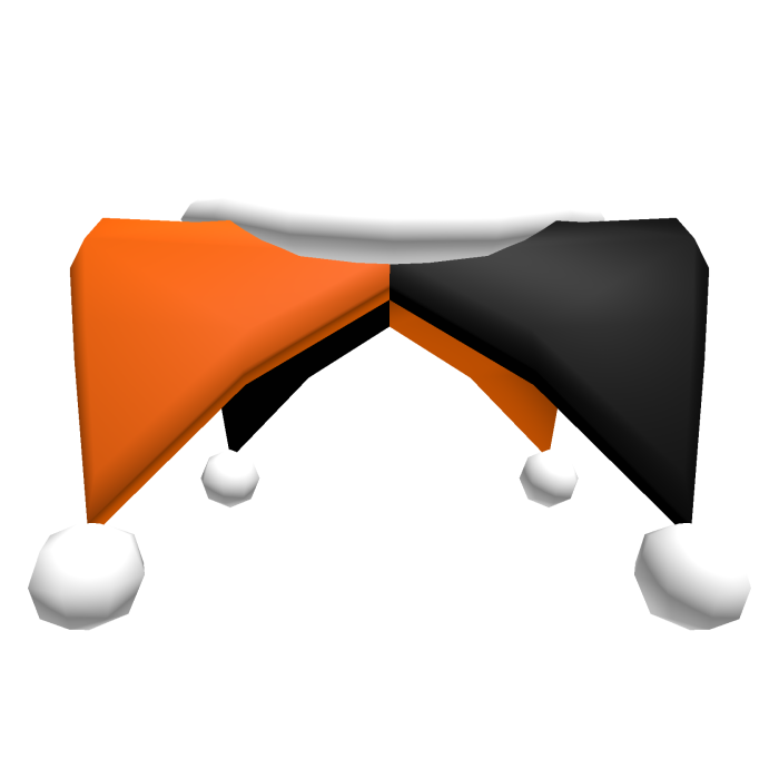 Halloween Jester Collar (Black & Orange)