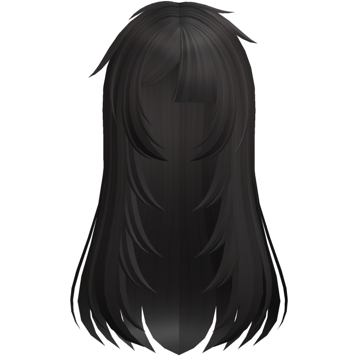 🖤 layered messy fallen angel hair in dark brown